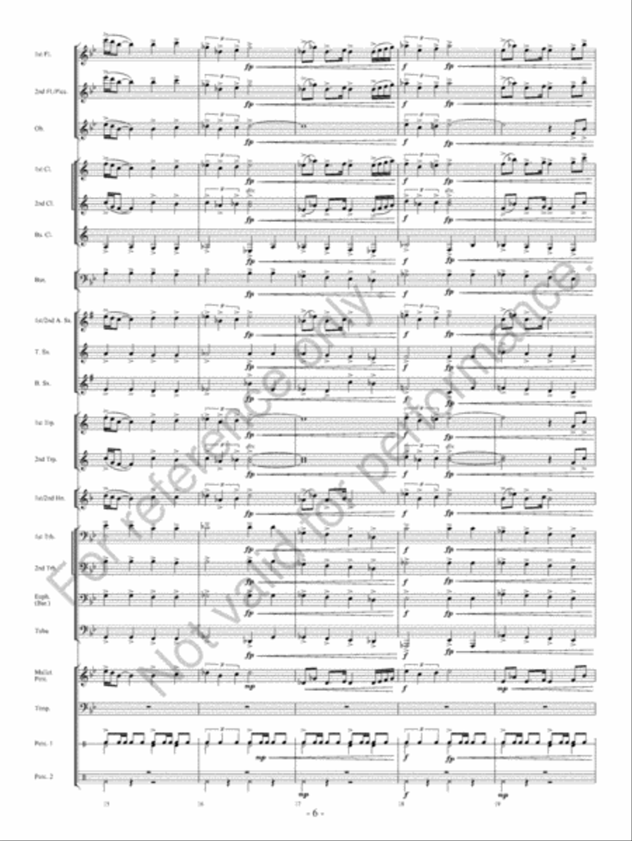 Of Heroes And Demons Concert Band scores gallery preview page 7