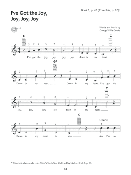 Alfred's Kid's Ukulele Course Sacred Songbook 1 & 2 image number null