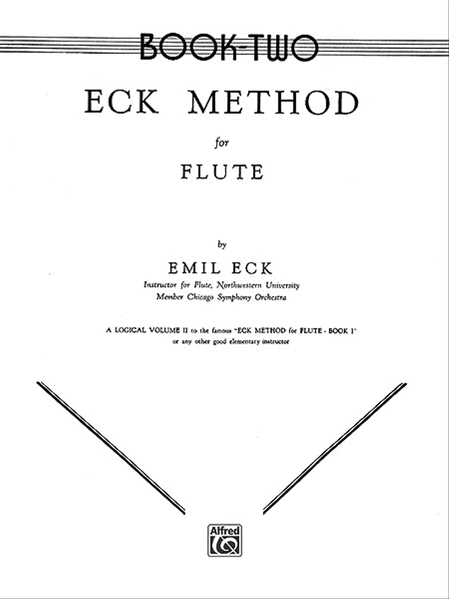 Eck Flute Method, Book 2 Flute scores gallery preview page 1