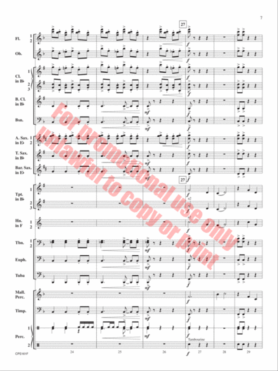 Thrive Concert Band scores gallery preview page 8