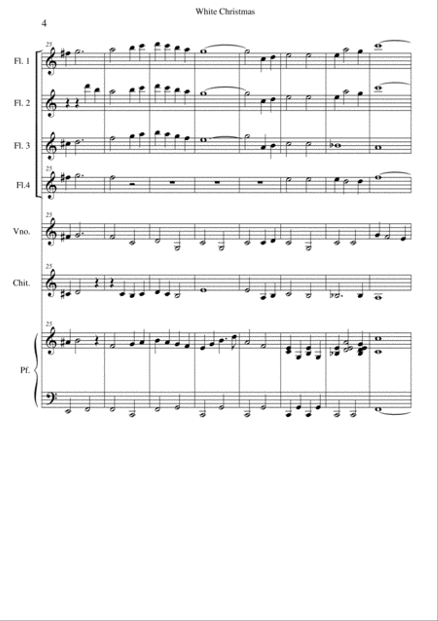 White Christmas White Christmas Small Ensemble scores gallery preview page 4