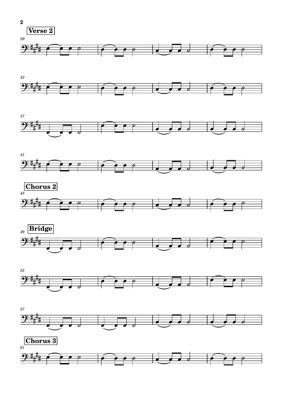 Take My Breath Away (Love Theme) Double Bass scores gallery preview page 2