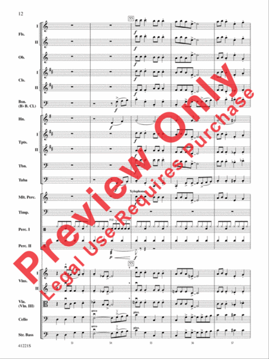 Holiday Mash-Up Holiday Mash-Up Full Orchestra scores gallery preview page 13