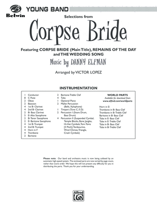 Corpse Bride, Selections from: Score