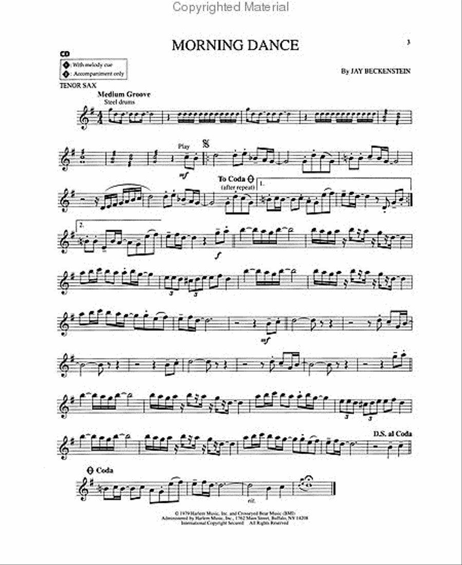 Smooth Jazz Tenor Saxophone scores gallery preview page 2
