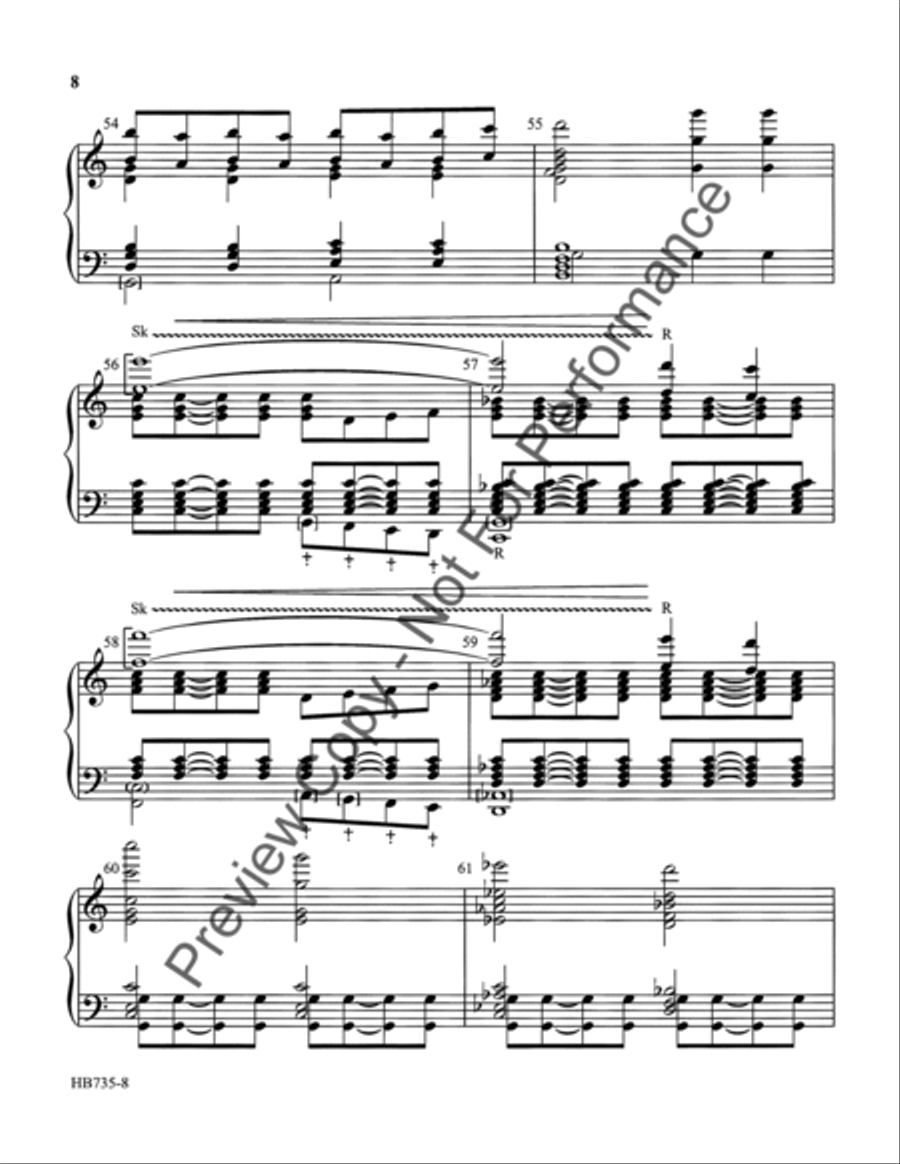 Low in the Grave He Lay (Up from the Grave He Arose) 5-Octaves scores gallery preview page 9
