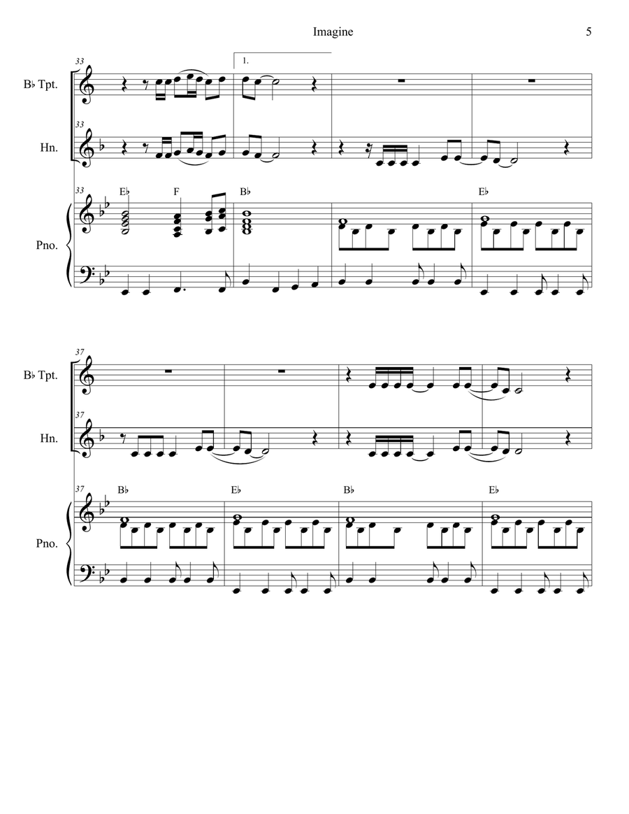 Imagine Brass Duet scores gallery preview page 5