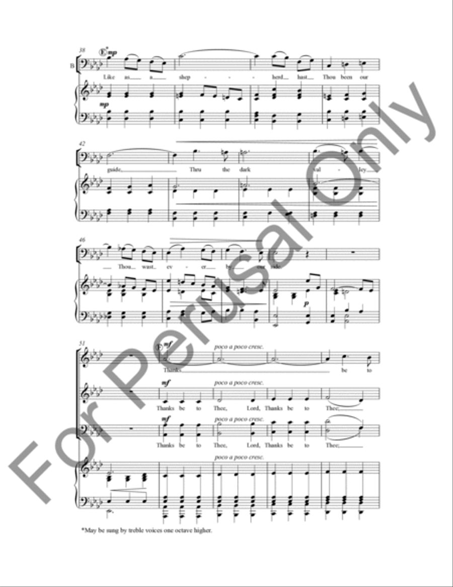 Thanks Be To Thee 3-Part scores gallery preview page 4