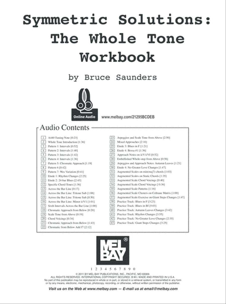 Symmetric Solutions: The Whole Tone Workbook Electric Guitar scores gallery preview page 2
