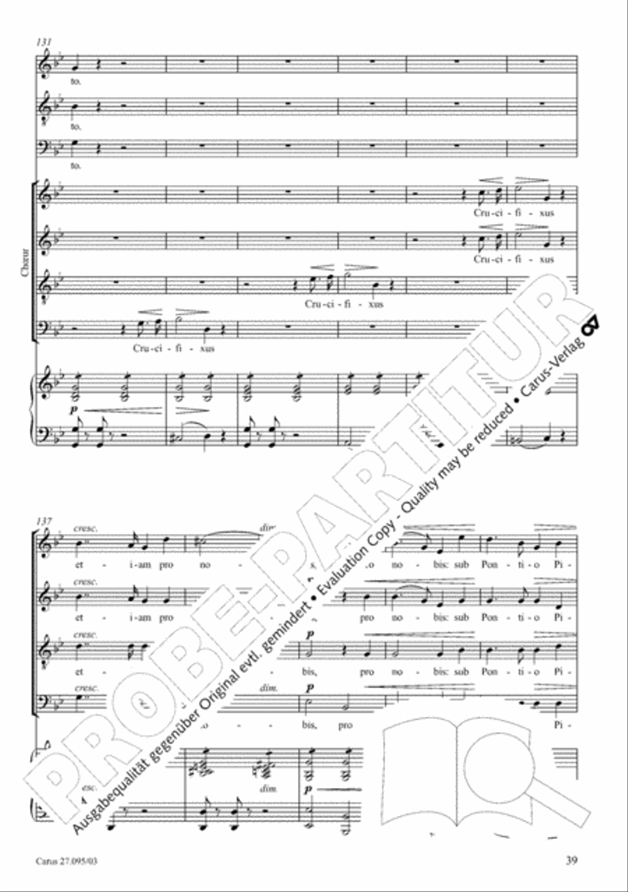 Messe solennelle de sainte Cecile Messe solennelle de sainte Cecile STB scores gallery preview page 40