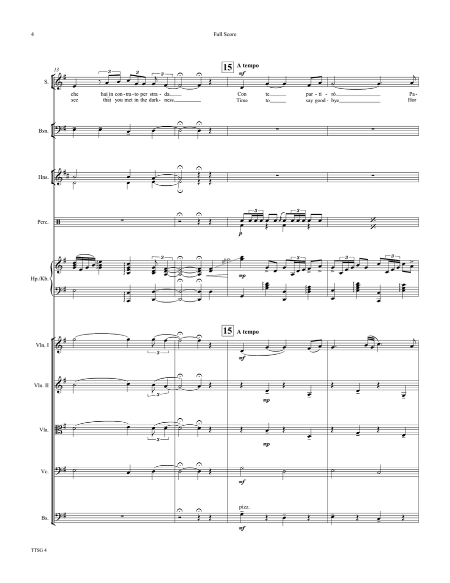 Time To Say Goodbye Chamber Orchestra scores gallery preview page 4