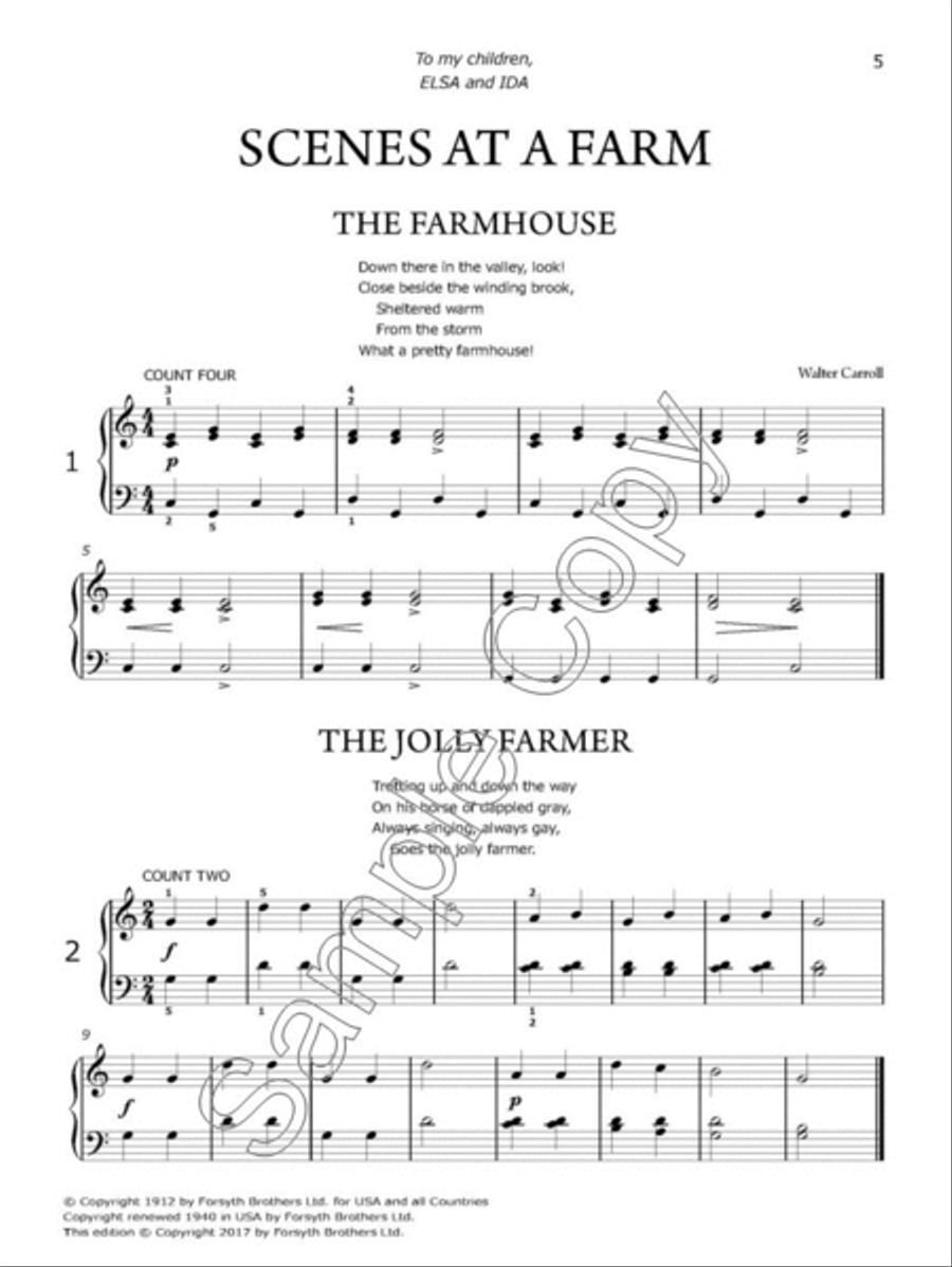 Scenes at a Farm Scenes at a Farm Easy Piano scores gallery preview page 2