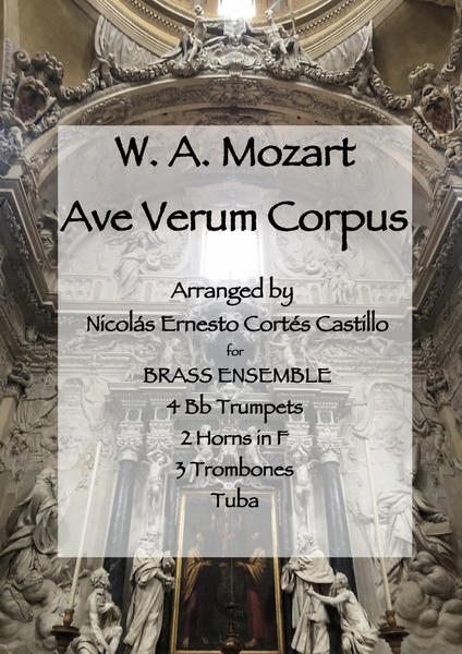 Mozart - Ave Verum Corpus for Brass Ensemble image number null