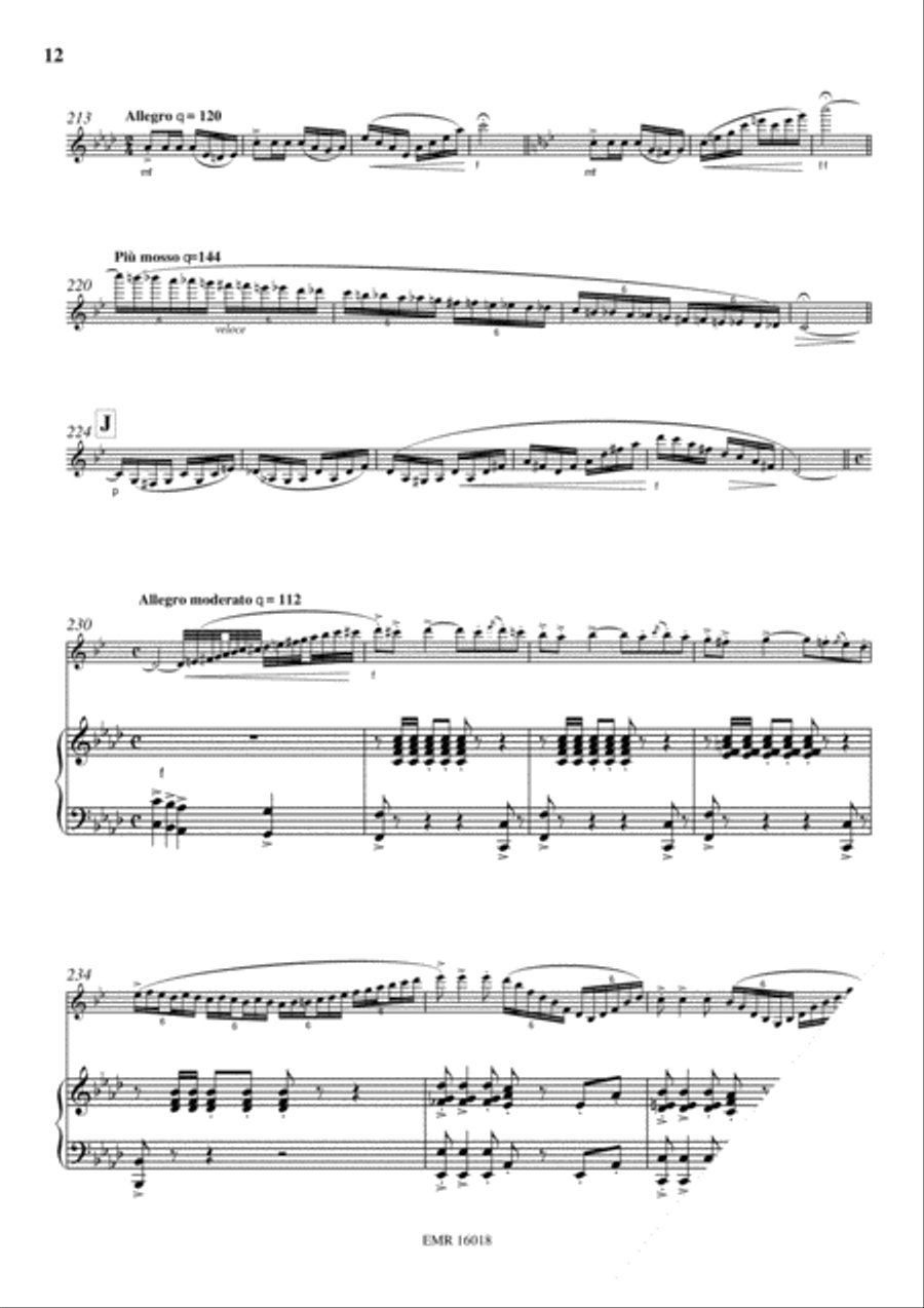 Carmen Fantasy Clarinet Solo scores gallery preview page 14