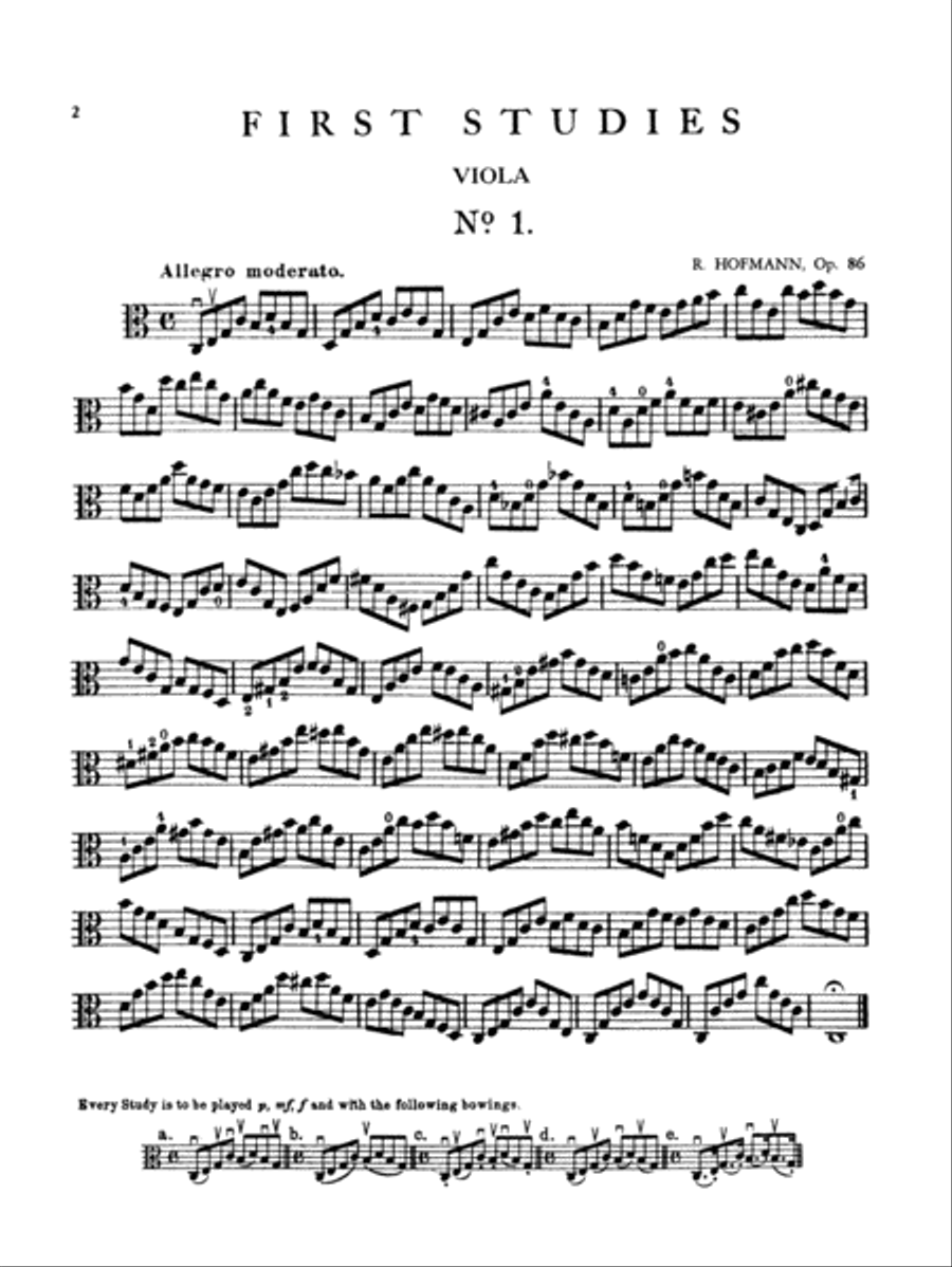 First Studies, Op. 86