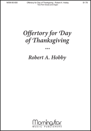 Book cover for Offertory for Day of Thanksgiving