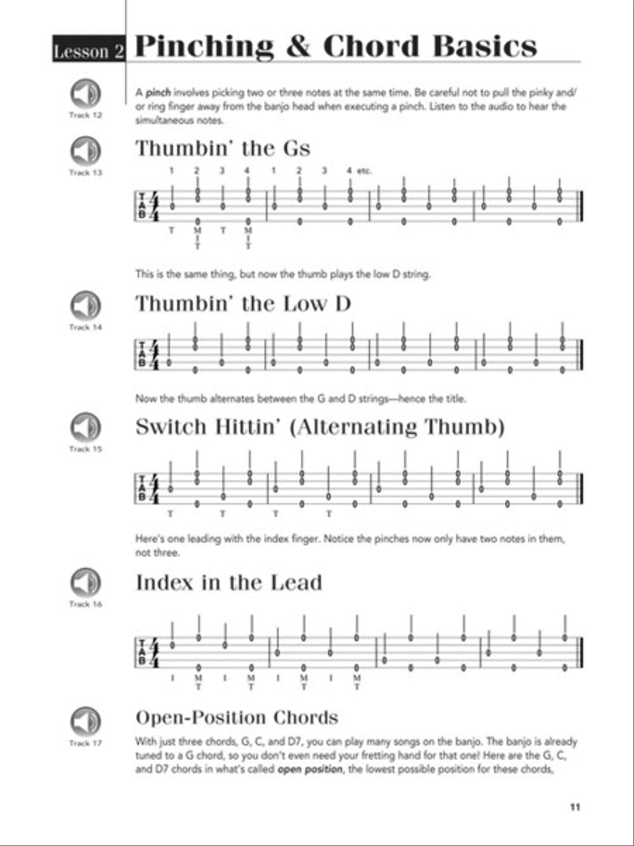 Play Banjo Today! Beginner's Pack Guitar Tablature scores gallery preview page 5