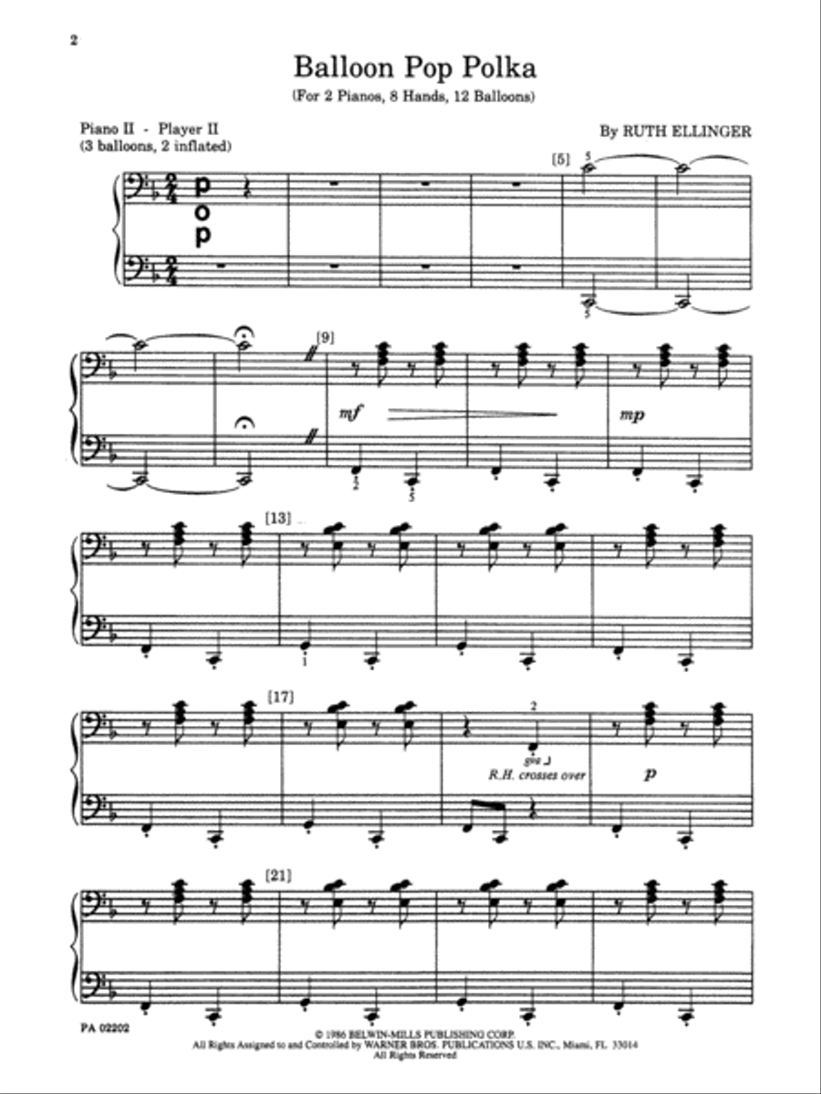 Balloon Pop Polka Small Ensemble scores gallery preview page 4
