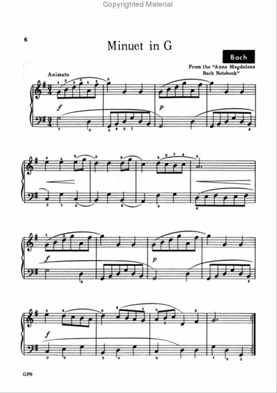 Piano Literature, Volume 1 Piano Method scores gallery preview page 2