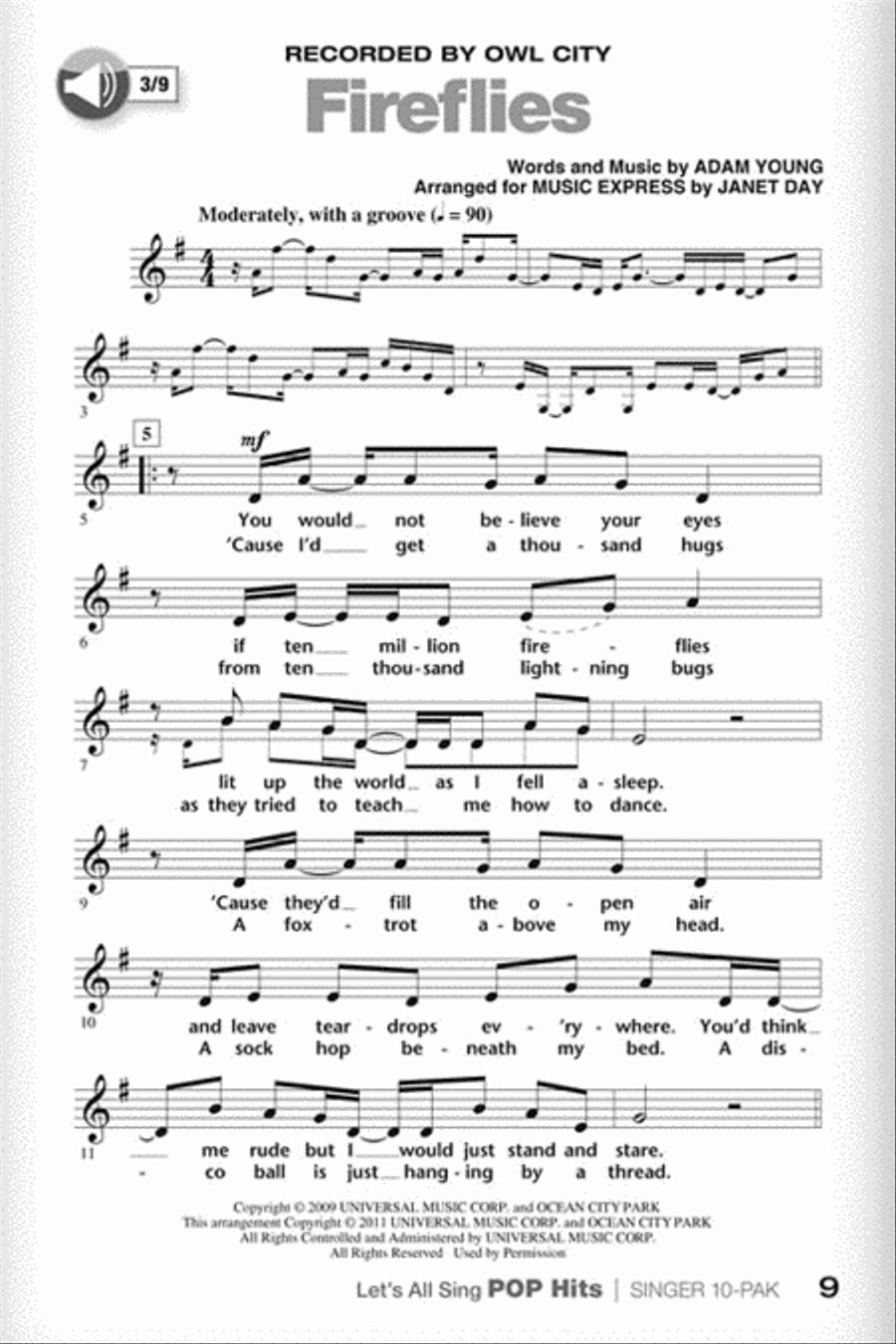 Let's All Sing Pop Hits Choir scores gallery preview page 2