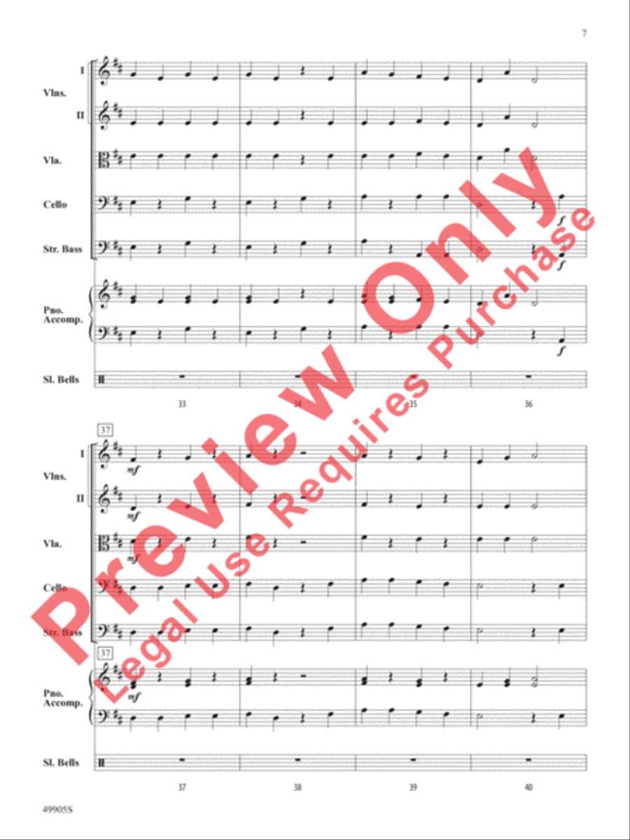 Pizzicato Holidays String Orchestra scores gallery preview page 8