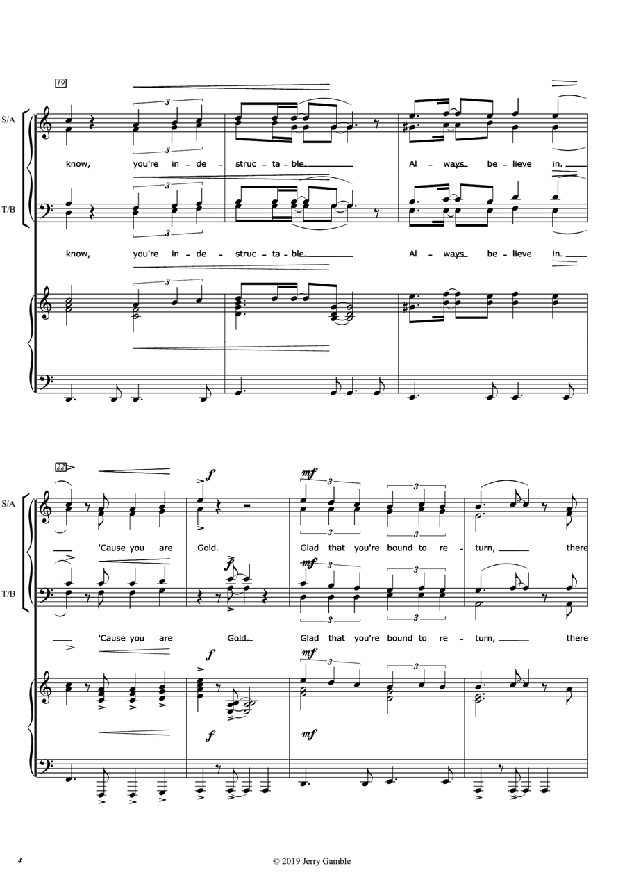 Gold 4-Part scores gallery preview page 4