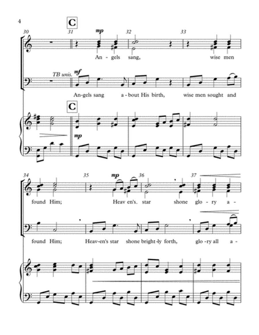 Gentle Mary Laid Her Child (SATB, Piano)) image number null