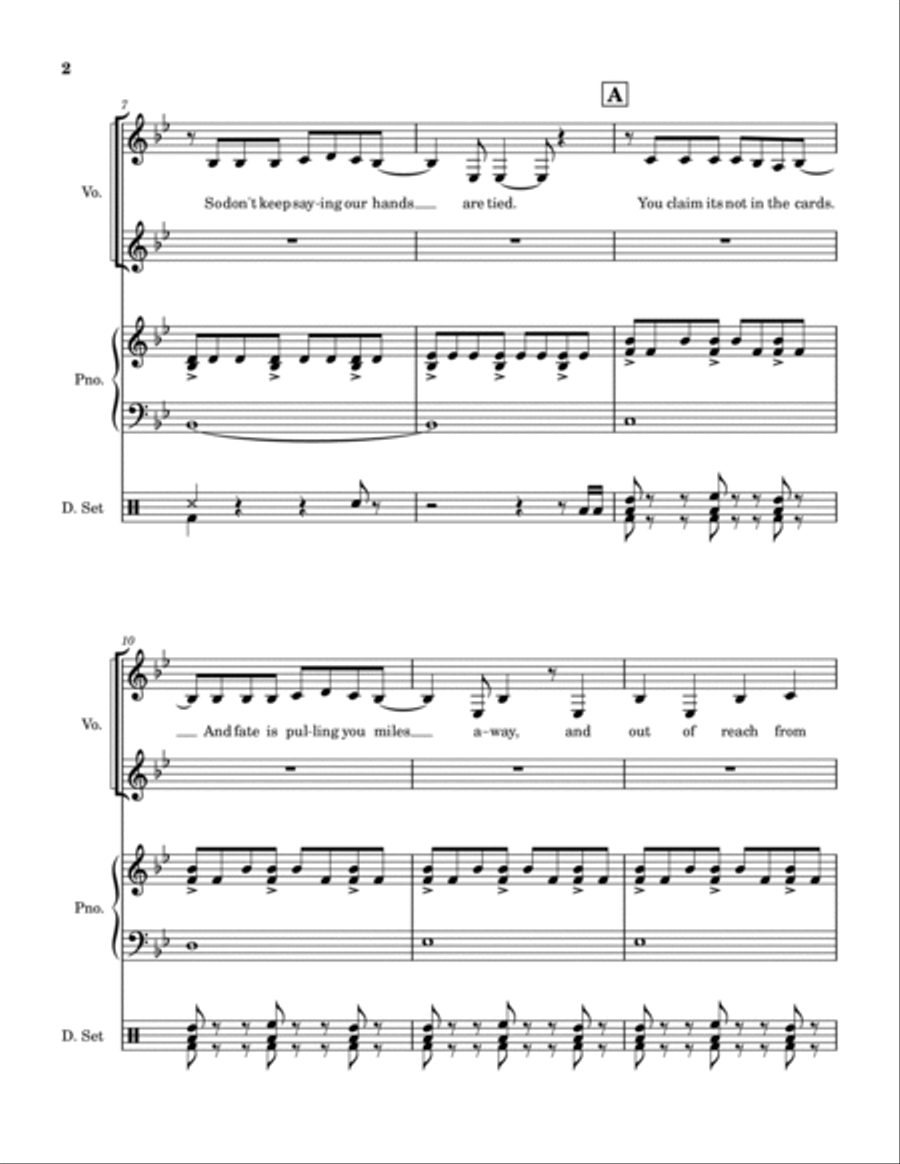 Rewrite The Stars Rewrite The Stars Voice scores gallery preview page 3