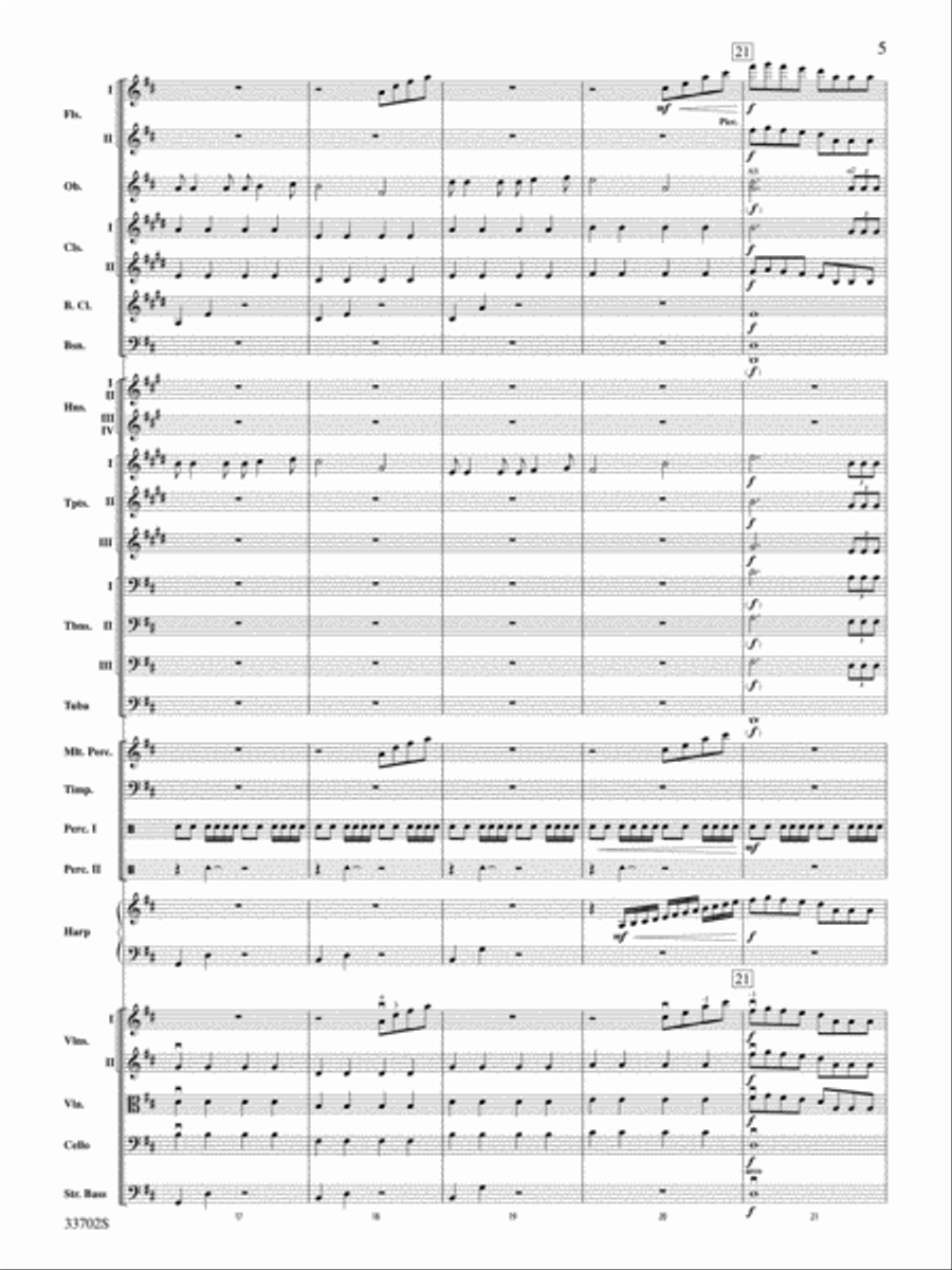 Believe (Winter Olympics 2010) Full Orchestra scores gallery preview page 5