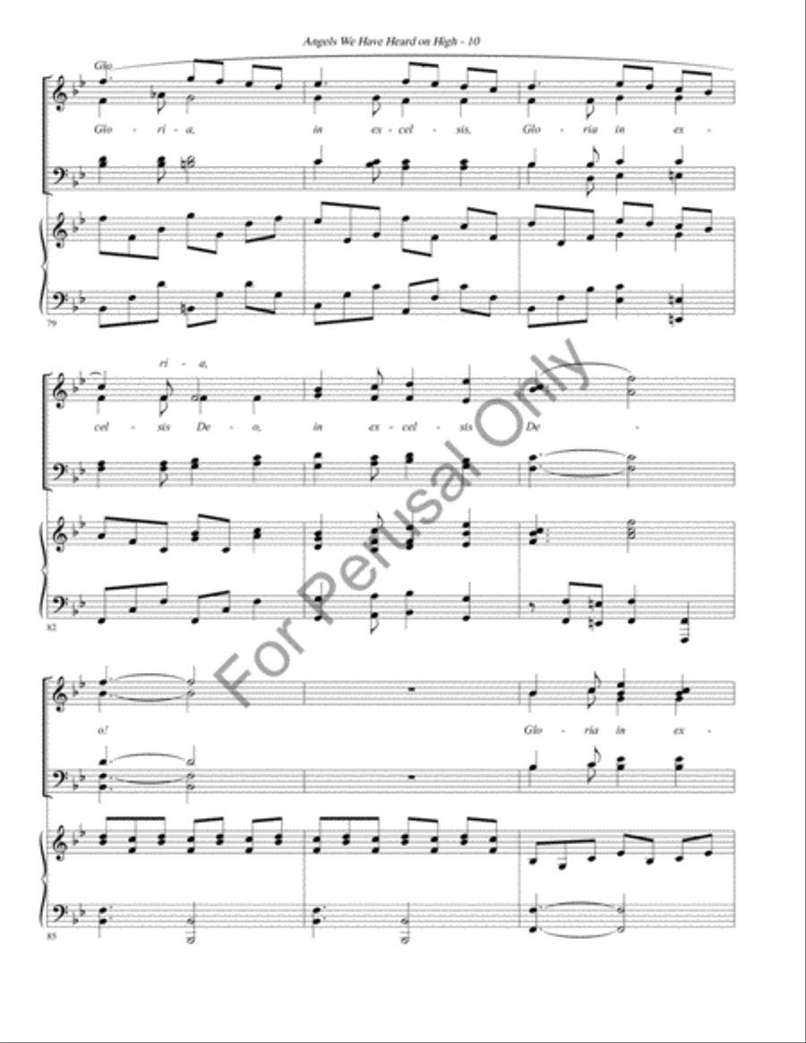 Angels we have heard on high Divisi scores gallery preview page 11