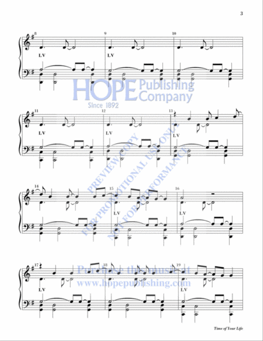Time of Your Life (Good Riddance) 5-Octaves scores gallery preview page 4