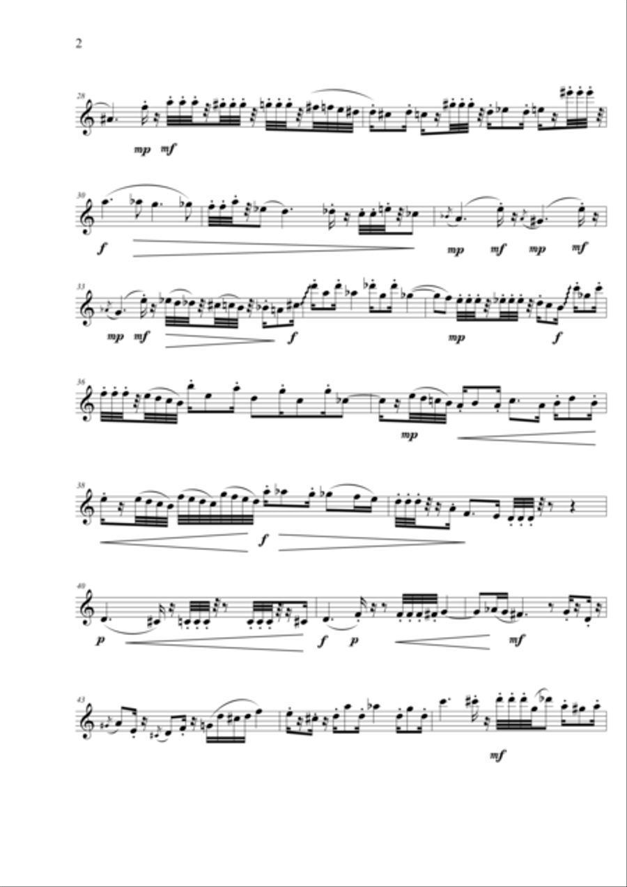 PRINCIPIUM Flute Solo scores gallery preview page 2