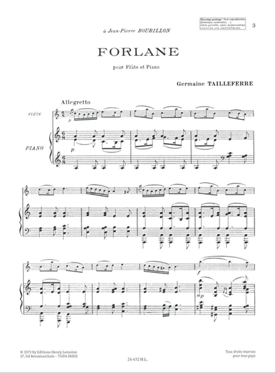 Forlane Forlane Flute Solo scores gallery preview page 2