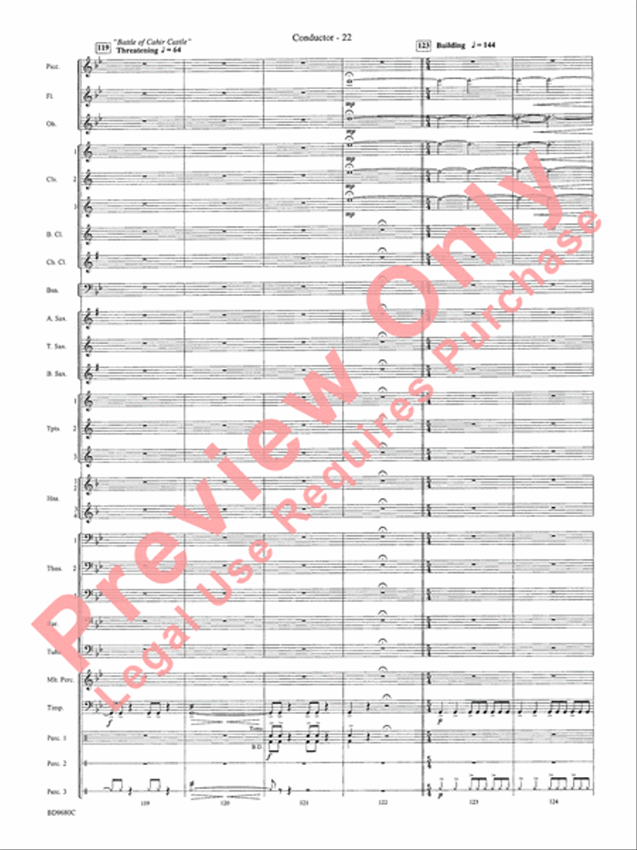 Ireland: Of Legend and Lore Concert Band scores gallery preview page 27