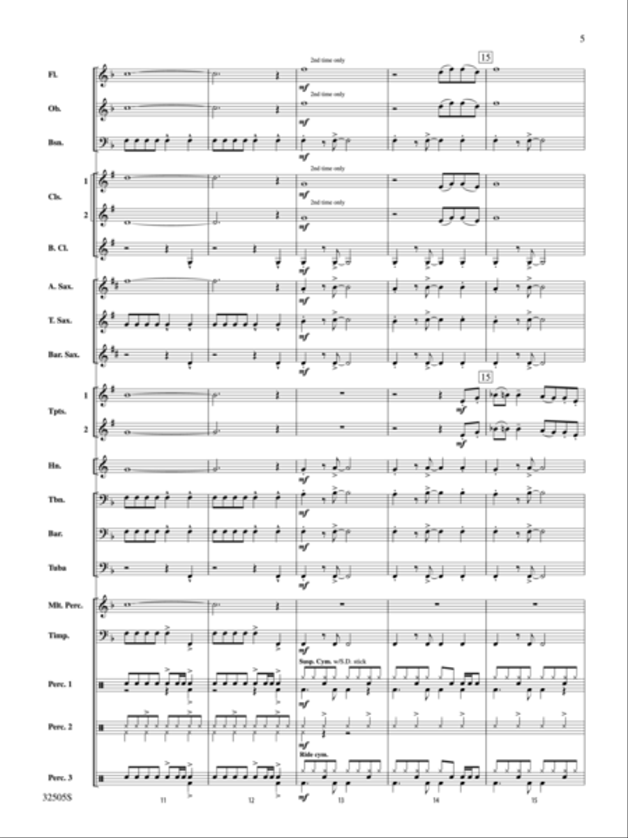 Gimme Some Lovin' Gimme Some Lovin' Concert Band scores gallery preview page 4