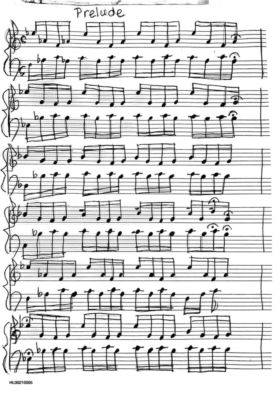 Prelude Prelude Piano Solo scores gallery preview page 1