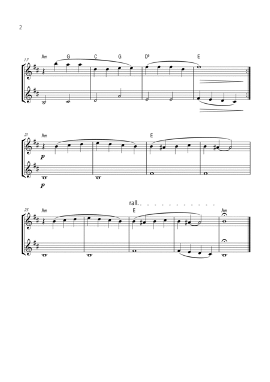 Paint It, Black Trumpet Duet scores gallery preview page 2