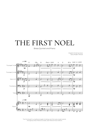 The First Noel (Brass Quintet and Piano) - Christmas Carol