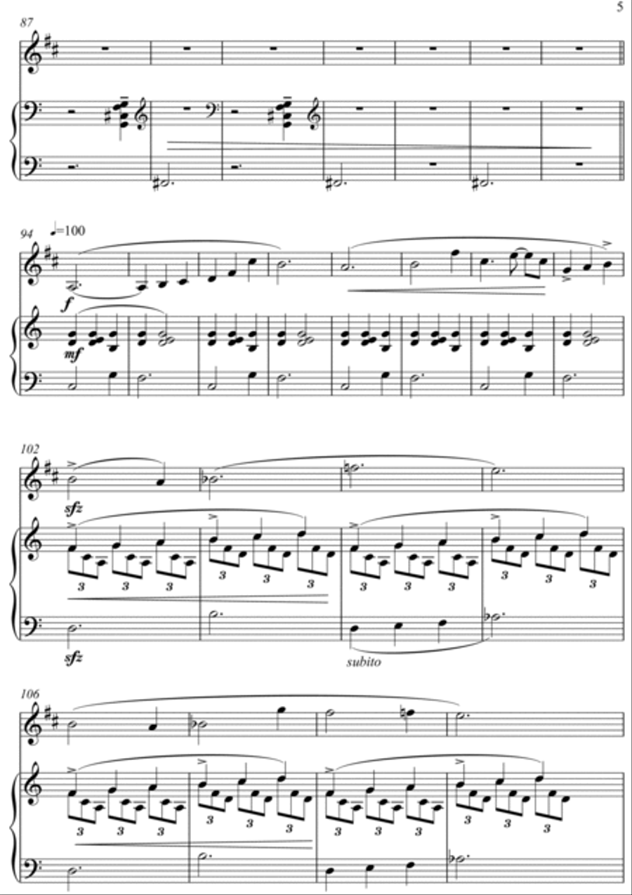 De Olvido Clarinet Solo scores gallery preview page 6