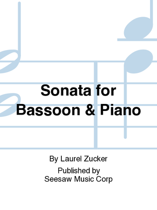 Book cover for Sonata for Bassoon & Piano
