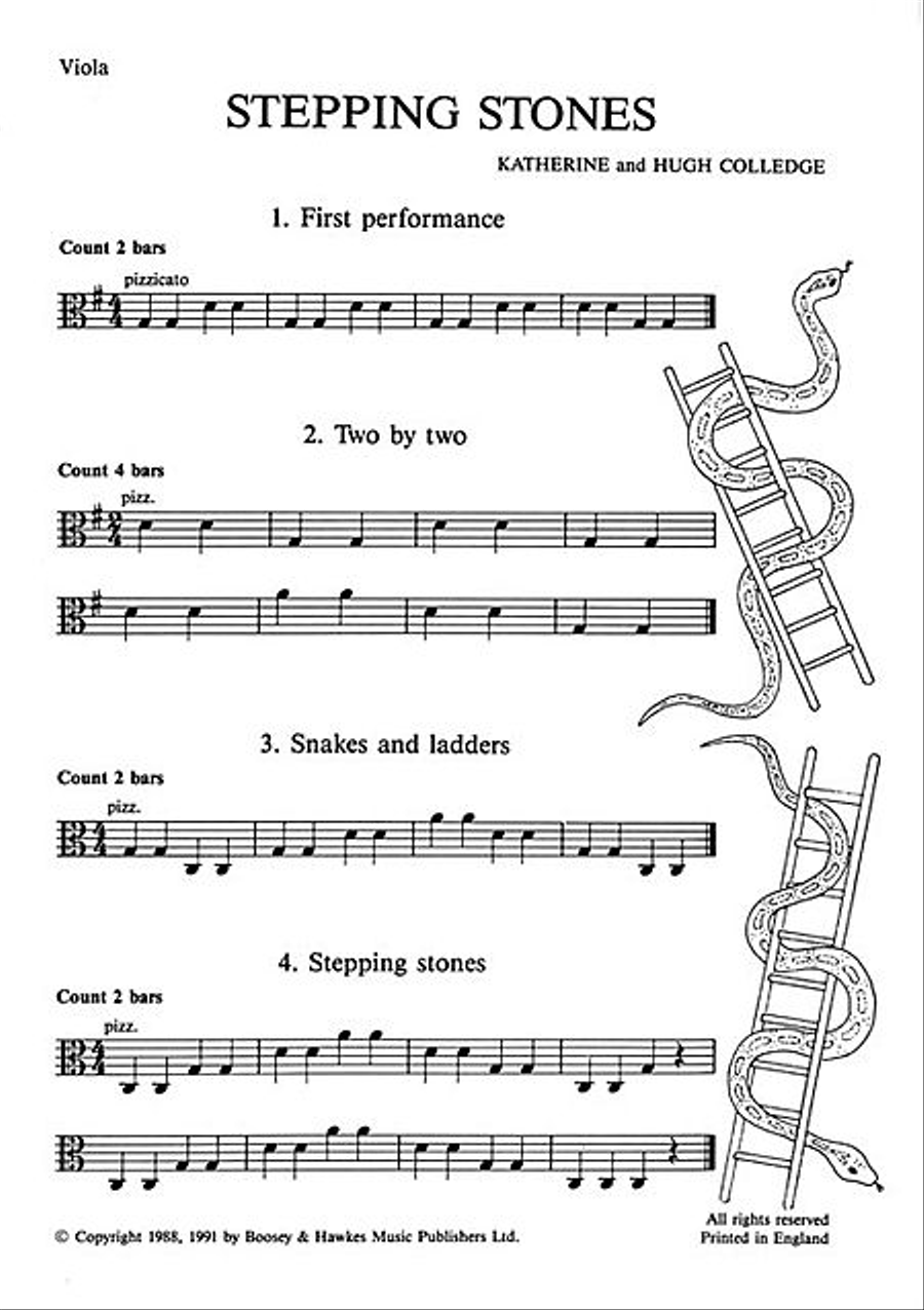 Stepping online stones violin
