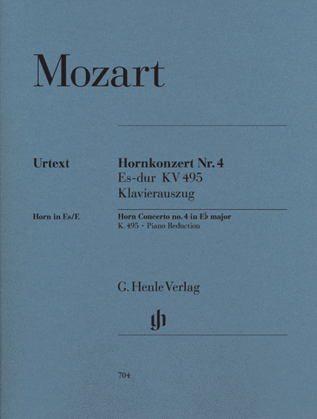 Concerto for Horn and Orchestra No. 4 in E Flat Major, K.495