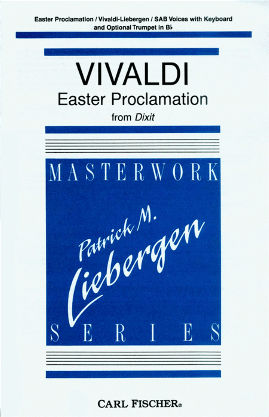 Easter Proclamation Easter Proclamation Choir scores gallery preview page 1