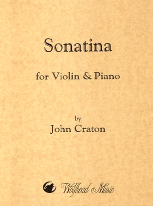Book cover for Sonatina No. 1 for Violin and Piano