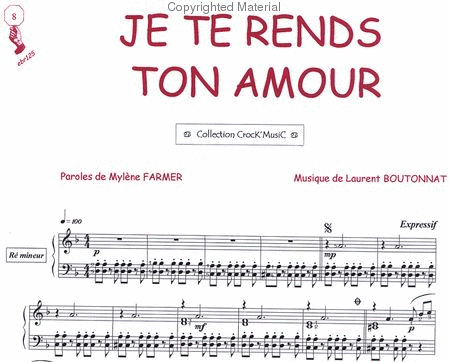 Je te rends ton amour (Collection CrocK'MusiC) image number null