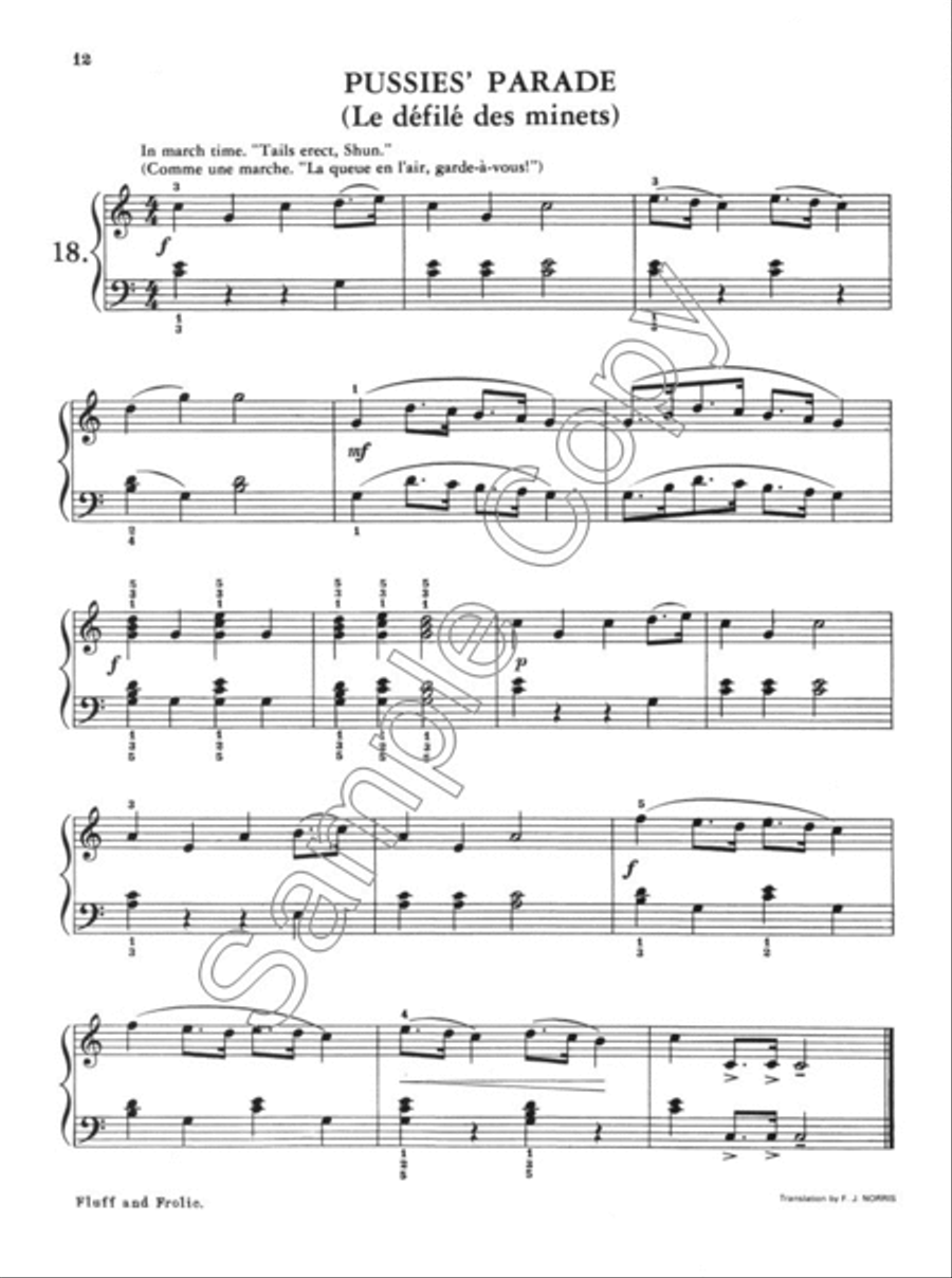 Fluff and Frolic Easy Piano scores gallery preview page 4