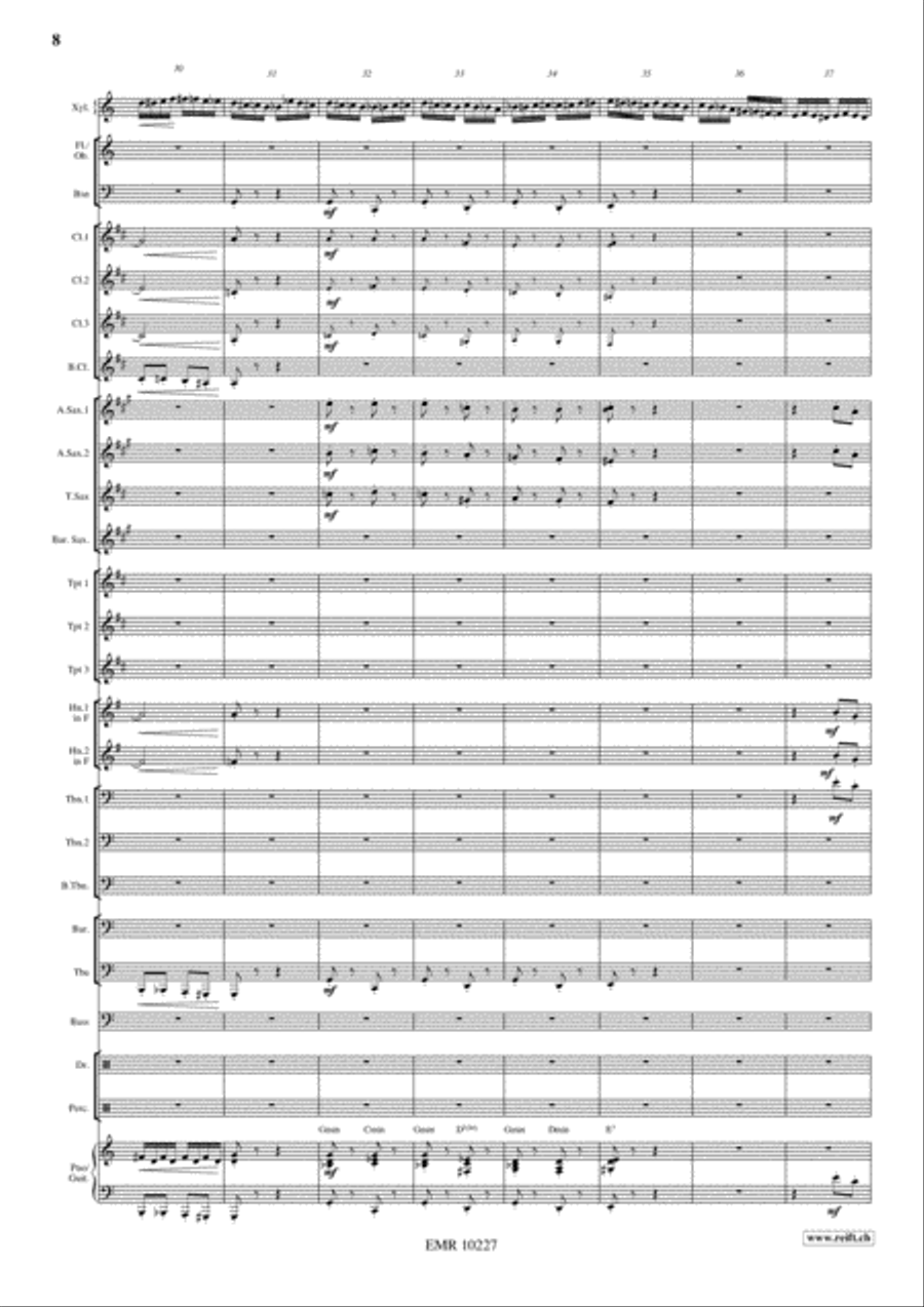 Swingair Bumble Bee Swingair Bumble Bee Concert Band scores gallery preview page 9