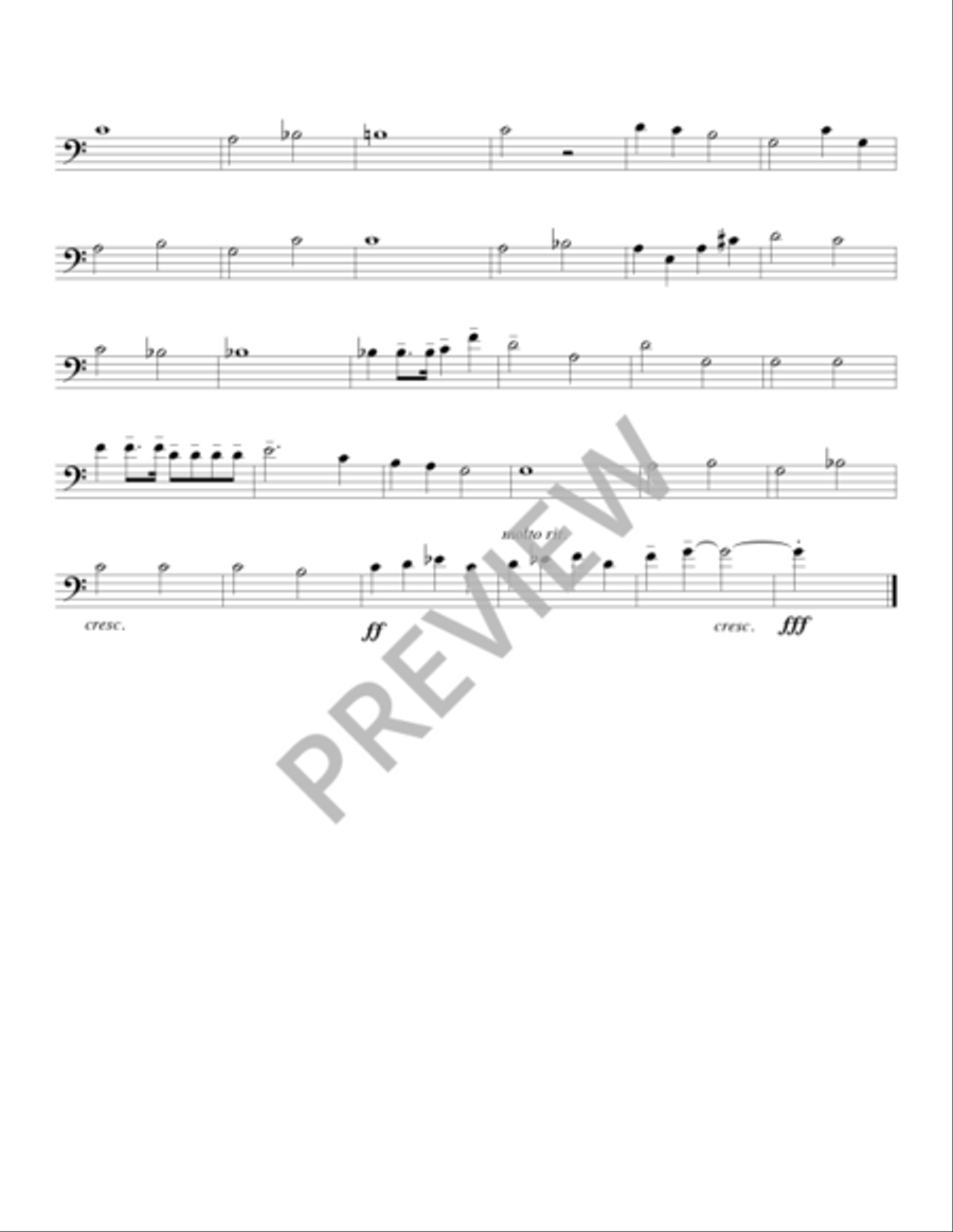 O Christ the Same - Instrument edition Trombone scores gallery preview page 12