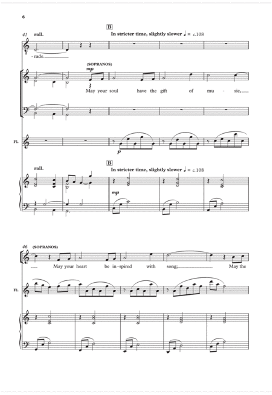The Gift of Music The Gift of Music 4-Part scores gallery preview page 5