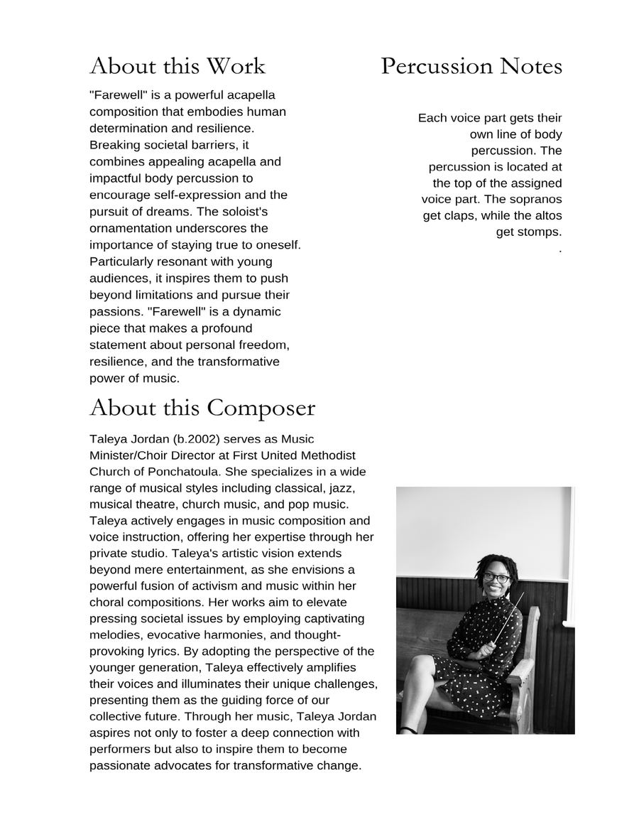 Farewell SSA scores gallery preview page 3